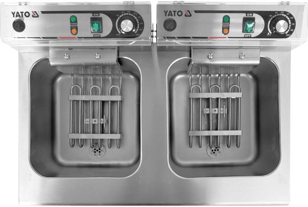 Toya Sa Poland Elektrinė gruzdintuvė su spintele | 2 × 11,5 l (YG-04638)