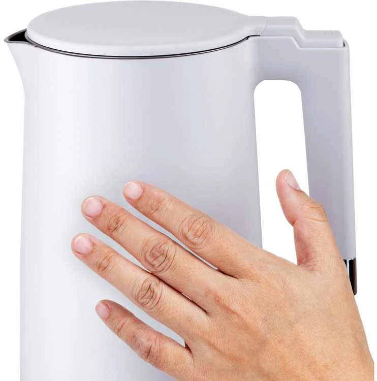 Lund Elektrinis virdulys 1.5L, vėsus paviršius, 2200W, greitas vandens virimas, baltas virdulys