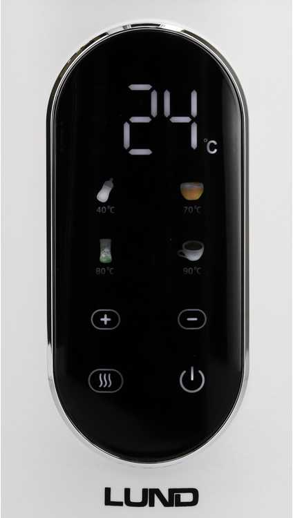 Virdulys Lund Toya Sa Poland ELECTRIC KETTLE 1.7L, TEMPERATURE REGULATION, Baltas (68224)