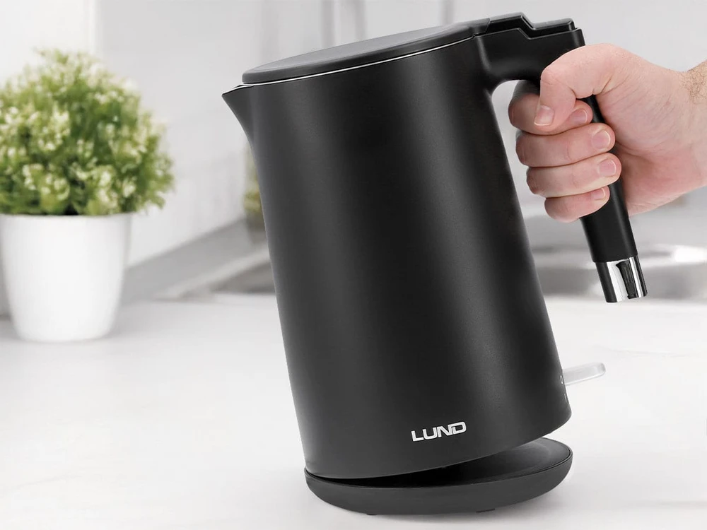 Lund Toya Sa Poland elektrinis virdulys 1,5 l Juodas, COOL TOUCH (68206)