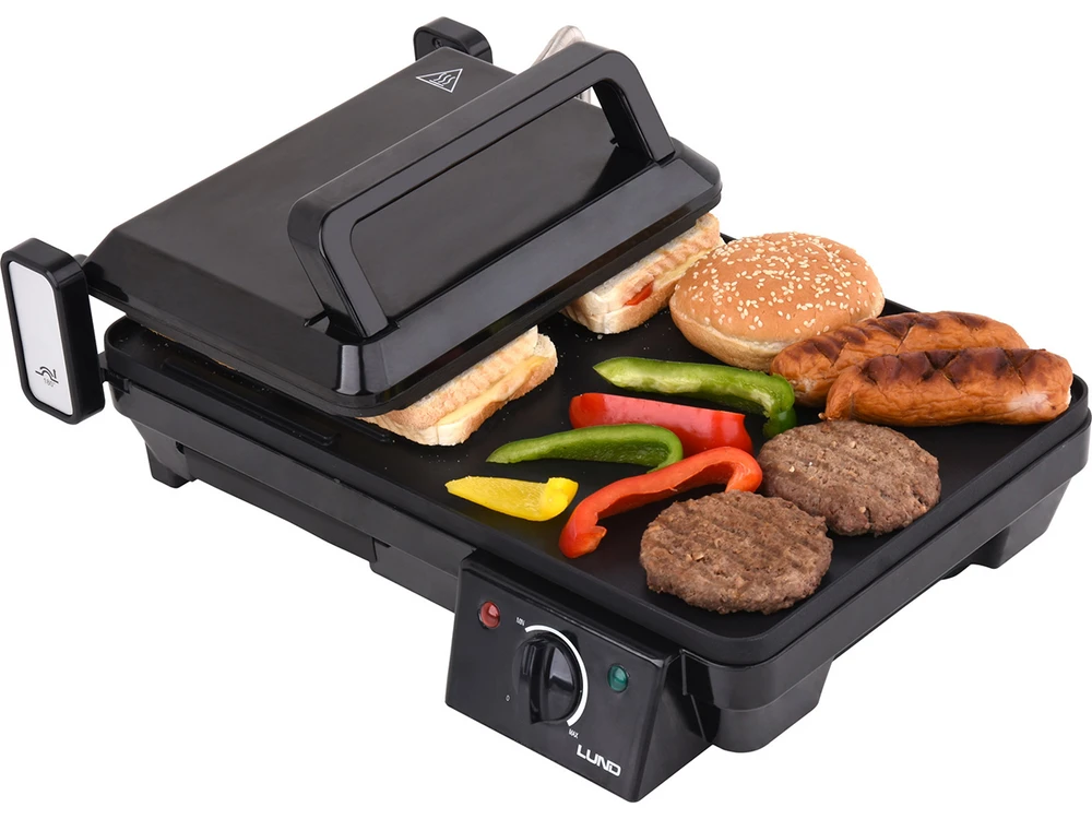 LUND ELEKTRINĖS GRILĖS 2in1 2000W 40,5x25cm