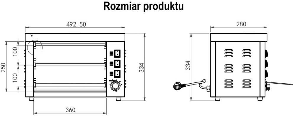 Virdulys Toya Sa Poland QUARTZ TOAST 49X30X33CM (YG-04660)