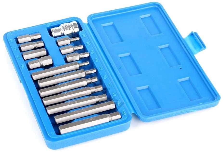 Vorel Antgalių rinkinys 15vnt HEX