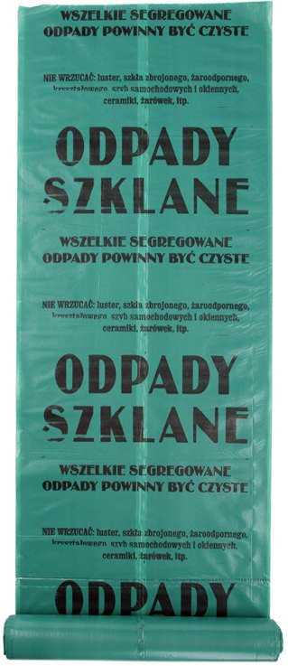 Toya Sa Poland Atliekų maišelis stiklui | 60L / 15 vnt. (10002)