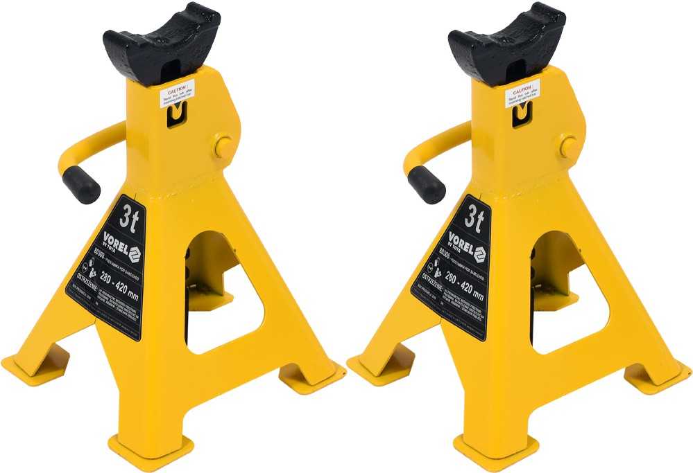 Toya Vorel automobilių padėkliukai 3t 280-420mm rinkinys iš 2 (80308)