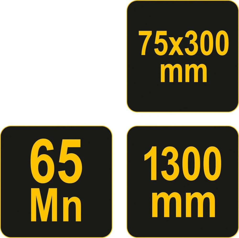 Vorel Toya Sa Poland Betono gramdiklis su rankena 75 X 300 mm | 1300 mm (05751)