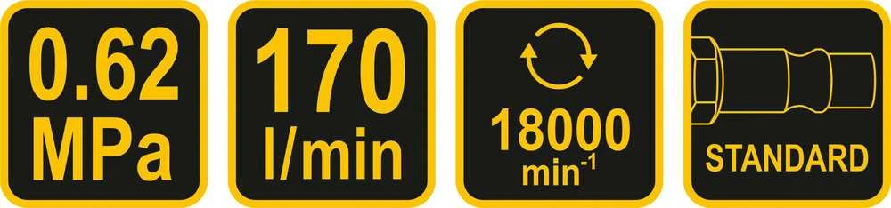 Vorel Toya Sa Poland Daugiafunkcis pneumatinis osciliacinis įrankis | pjovimui, skrobimui ir šlifavimui (81060)