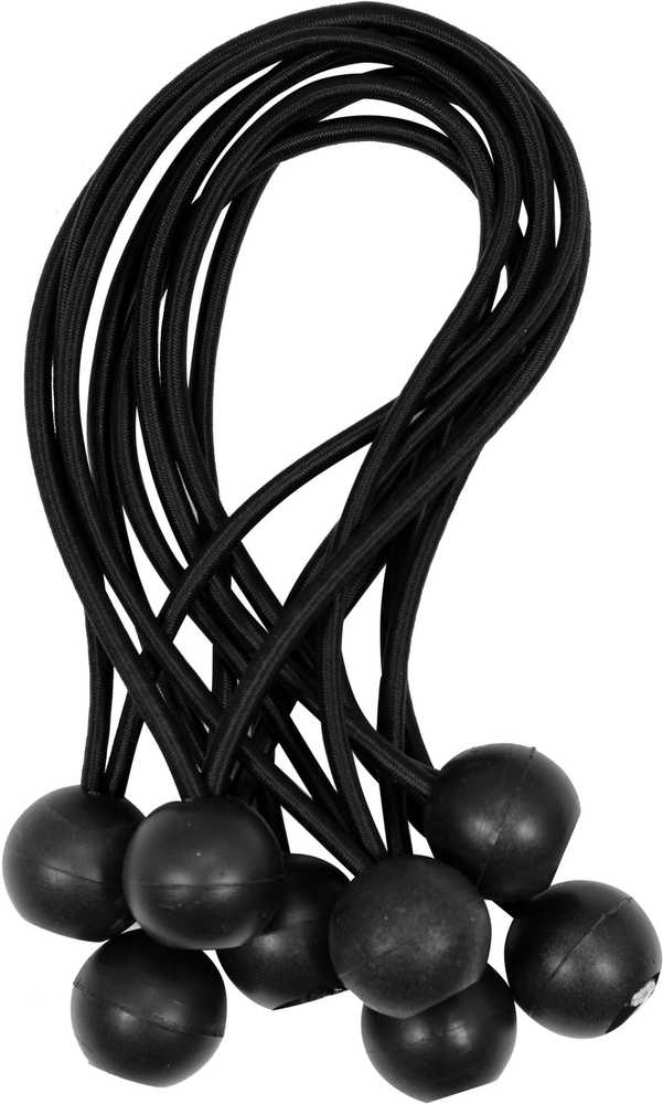 Toya Sa Poland Elastinių kilpų rinkinys tentams | su bumbulu | 200 mm / 8 vnt. (85180)