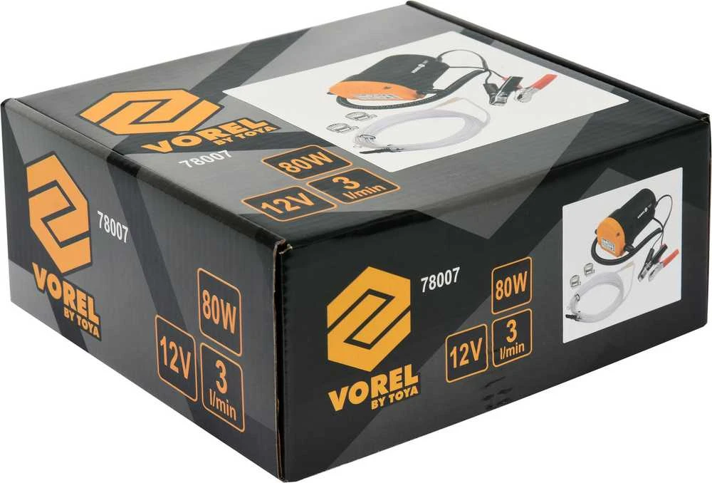 Vorel Toya Sa Poland Elektrinė pompa tepalui/dyzelinui/mazutui ir kt. | 3 l / min | 12V (78007)