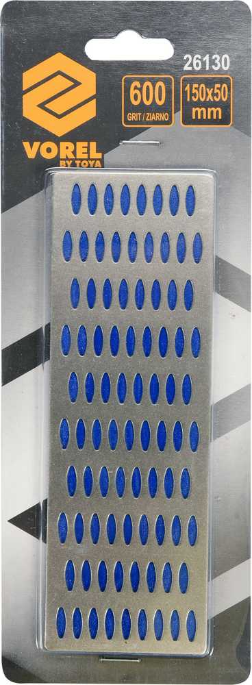 Vorel Toya Sa Poland Galąstuvas deimantinis | perforuota plokštelė | 150 X 50 mm | P 600 (26130)