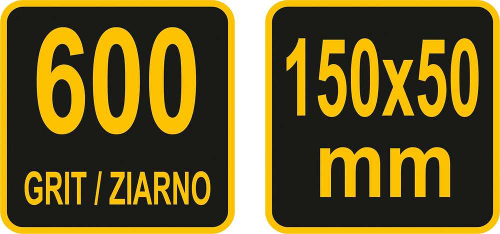 Vorel Toya Sa Poland Galąstuvas deimantinis | perforuota plokštelė | 150 X 50 mm | P 600 (26130)