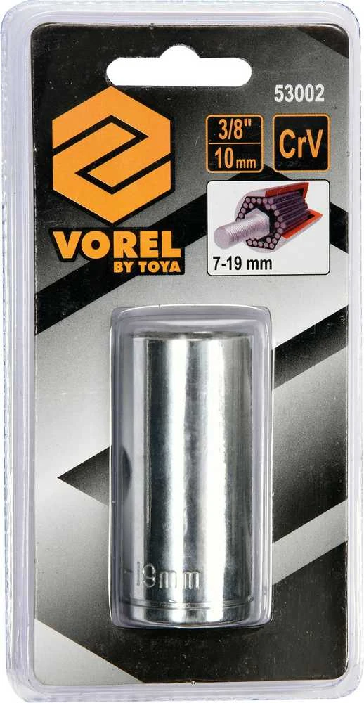 Vorel Toya Sa Poland Galvutė universali ilga | 10 mm (3/8") | 7 - 19 mm (53002)