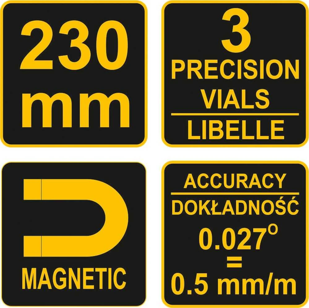 VOREL TORPEDO LEVEL 230mm 16301