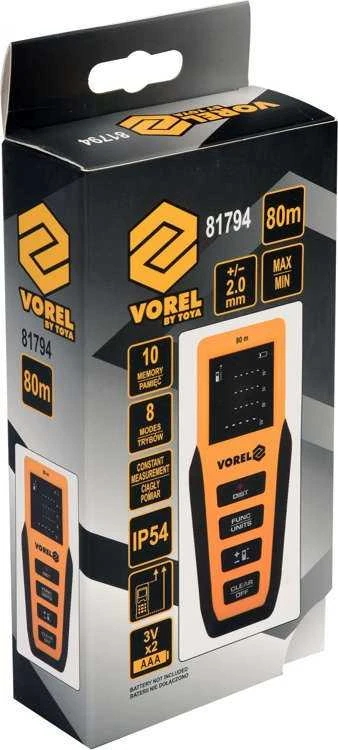 Vorel Toya Sa Poland Lazerinis atstumo matuoklis | 0,2-80 m (81794)
