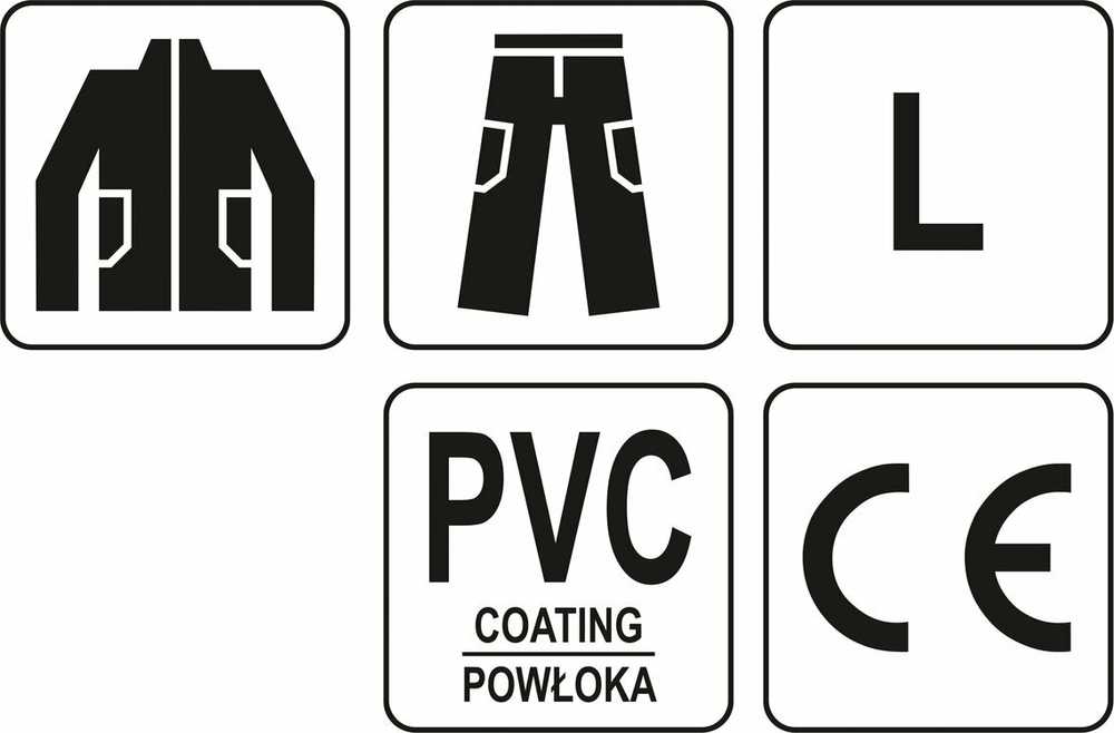 VOREL KOMPLET PRZECIWDESZCZOWY Tamsiai mėlynas ROZ. L