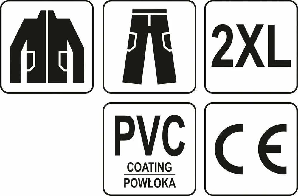 Vorel Toya Sa Poland Lietaus kostiumas | su ventiliacija | dydis XXL (74659)
