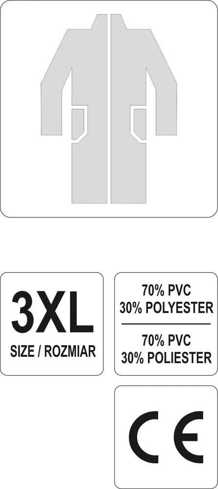 XXXL DYDIS VOREL LIETpaltis Geltonas 74633