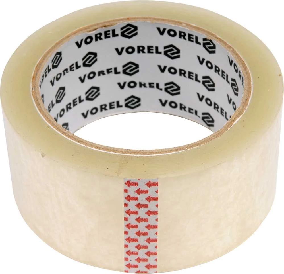 VOREL PP pakavimo juosta skaidri 48 mm x 66 m
