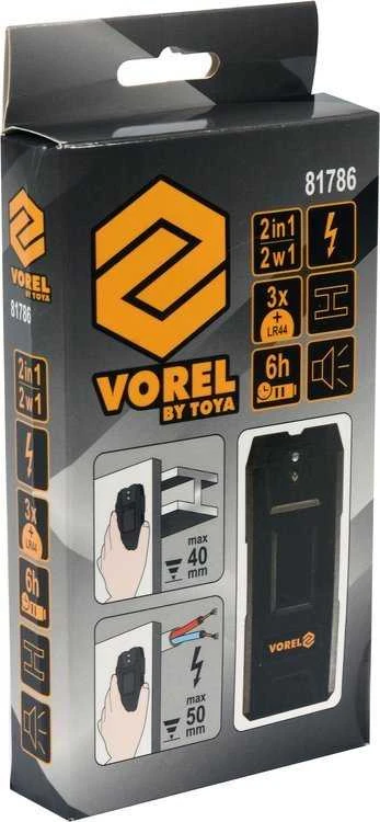 METALINIŲ PROFILIŲ IR ĮTAIKOMŲ LAIDŲ VOREL DETEKTORIAUS