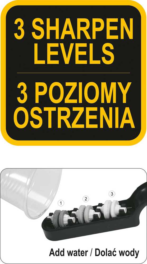 VOREL peilių galąstuvas – trigubas 26220