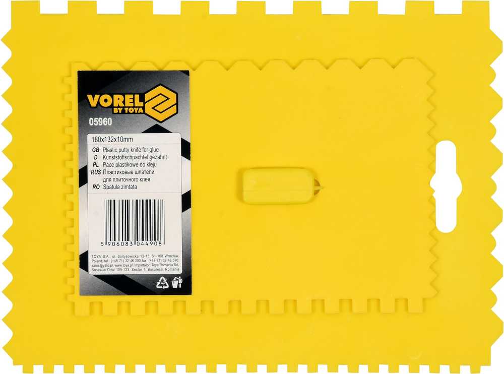 Vorel Toya Sa Poland Plastikinės glaistyklės klijams | 178X132 mm / 133X91 mm | 2 vnt. (05960)