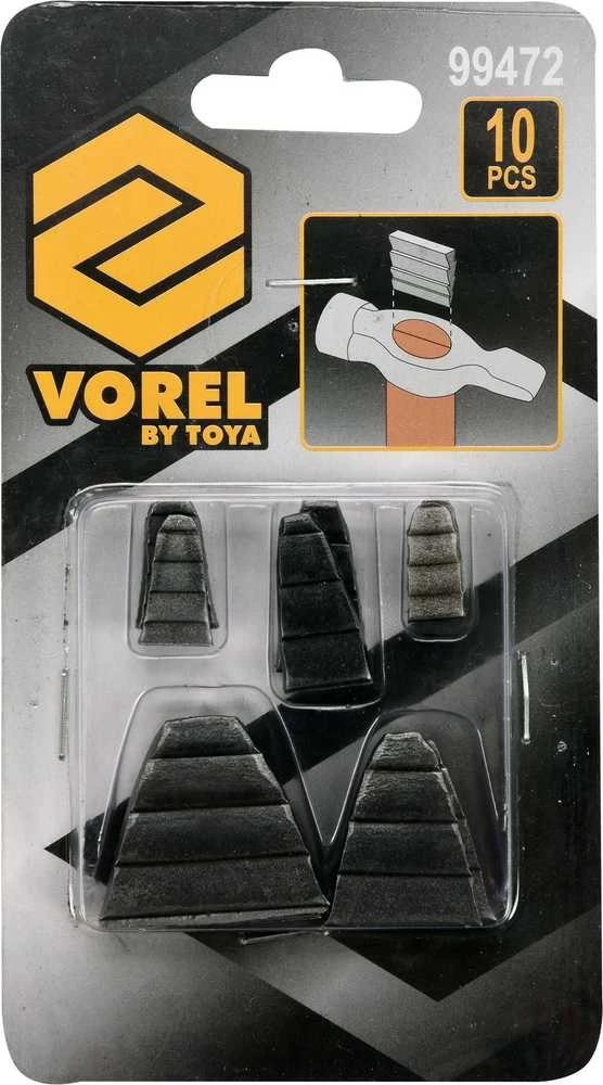 Vorel Toya Sa Poland Pleištai plaktukams | 10 vnt. (99472)