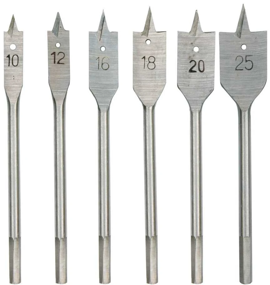 Grąžtas Toya Sa Poland VOREL veleno grąžtų rinkinys, 6 vnt., 10–25 mm, 22500