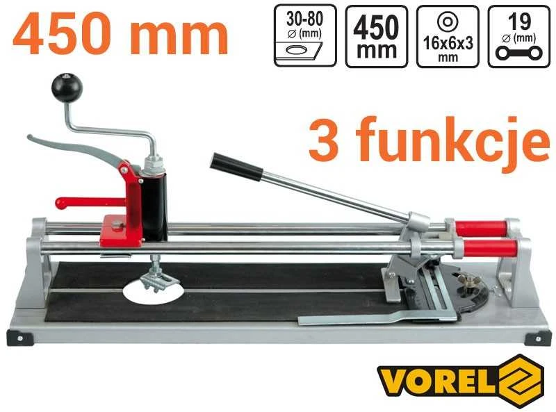 Vorel Toya Sa Poland Plytelių pjaustymo staklytės | 3 funkcijos | 430 mm (00320)
