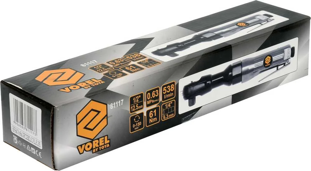 VOREL kampinis veržliasukis / terkšlė 1/2" 68Nm 81117