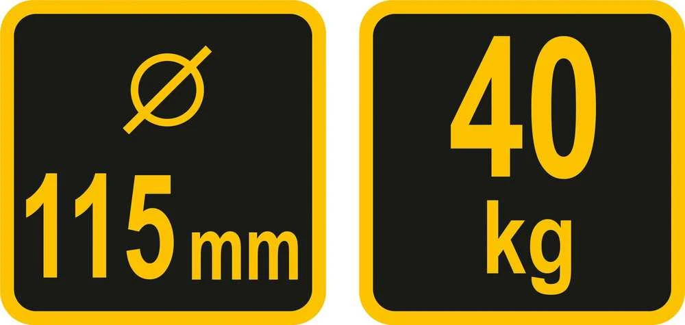VOREL LANGŲ SIURBTUKAS 1 x 115 mm 05300