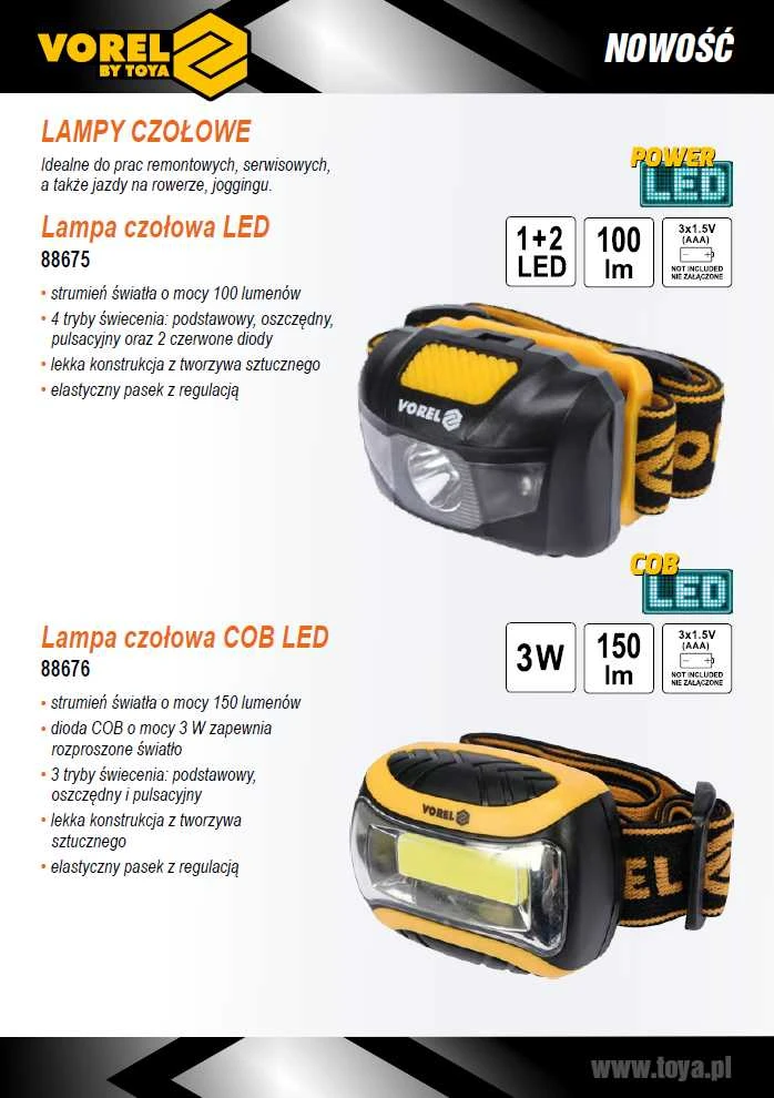 VOREL LED PRIEKINIS LEMPAS 1W 88675