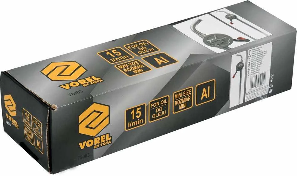 Vorel Toya Sa Poland Rankinė rotorinė pompa naftos produktams | aliuminė (78003)