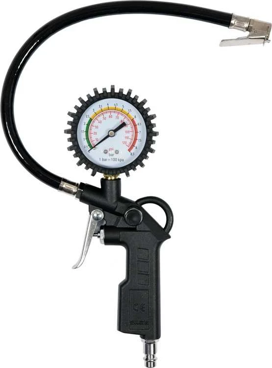 Vorel Toya Sa Poland Ratų pripūtimo pistoletas su manometru | 0–6 bar, 35 cm žarna (81651)