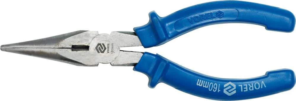 VOREL pailgintos lenktos replės 160 mm AMERIKINIO TIPO 40015