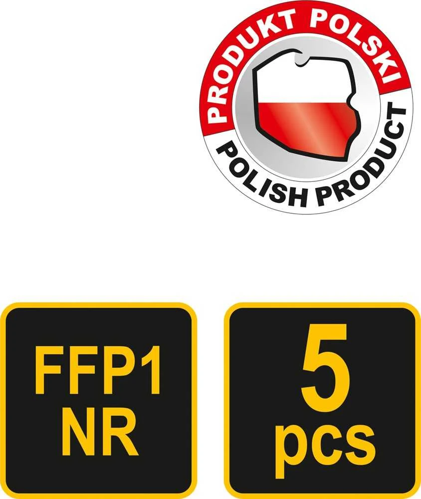 VOREL MASKI PRZECIWPYŁOWE kpl. 5szt. 74542