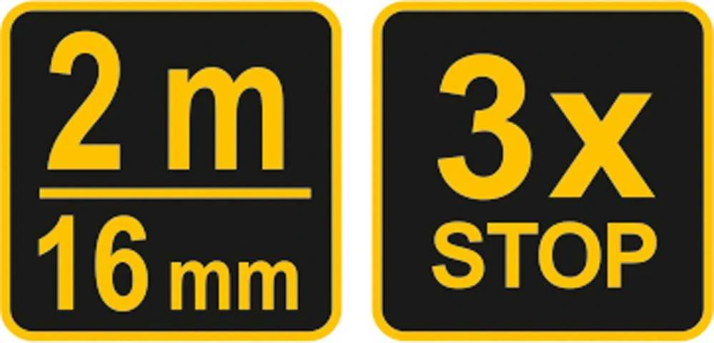 VOREL VALČIUOTAS MATAVIMAS SU GUMINIU dangteliu 2m x 16mm