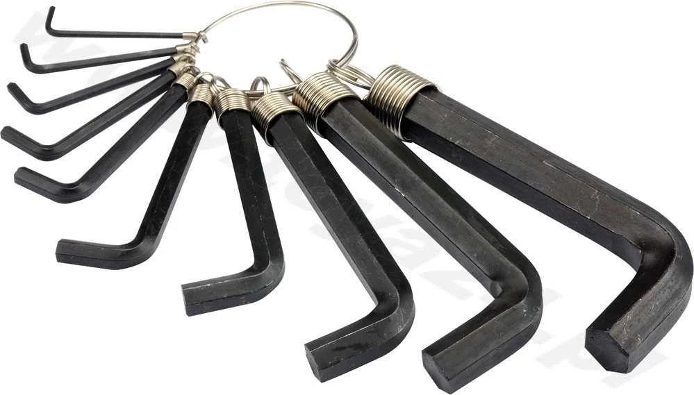 VOREL šešiakampiai raktai / šešiakampiai 2-14 mm rinkinys, 10 vnt. 56400