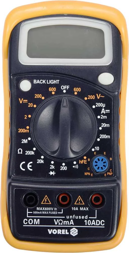 Vorel Toya Sa Poland Skaitmeninis multimetras | 0–600 V | 0–10 A (81773)