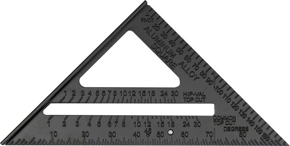 VOREL KĄTOWNIK ALUMINIOWY ZE STOPKĄ 250mm