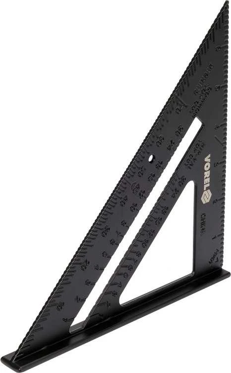 VOREL KĄTOWNIK ALUMINIOWY ZE STOPKĄ 250mm