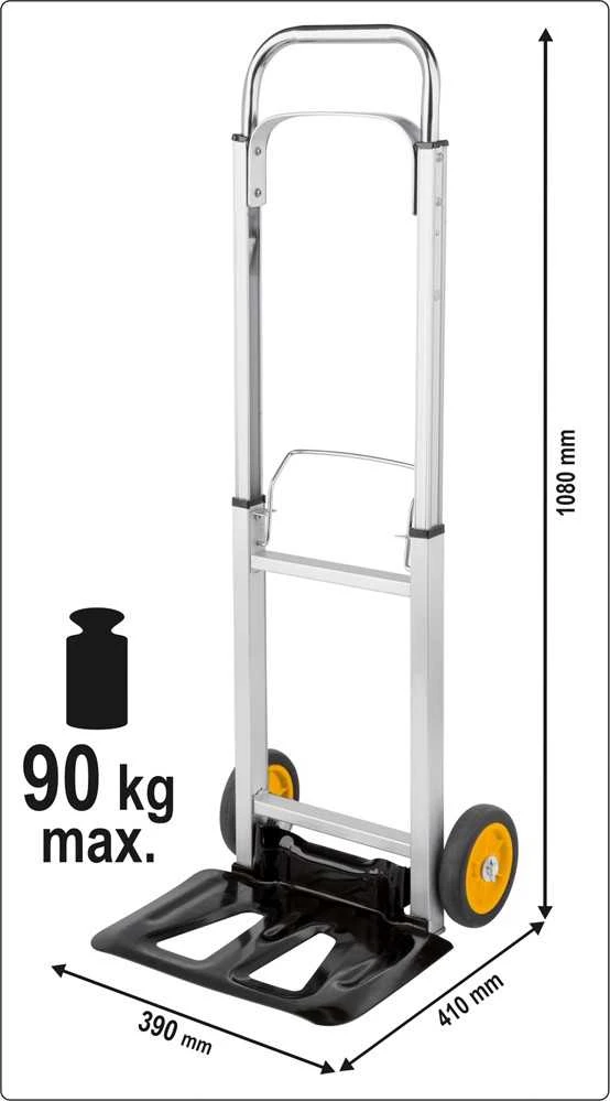 Vorel sulankstomas vežimėlis 90KG 78661