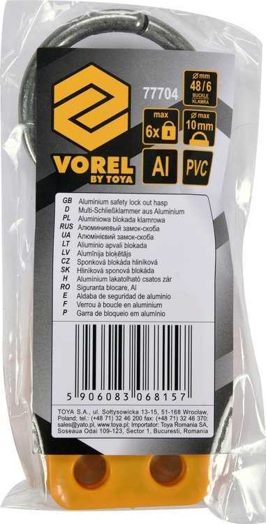 Vorel Toya Sa Poland Užraktas | aliuminis | 6 prieigos (77704)