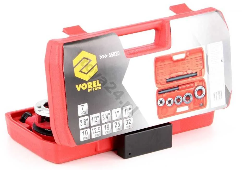 VOREL GWINTOWNICA 3/8``- 5/4`` kpl. 5szt 55820