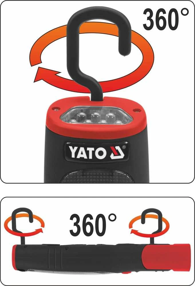 YATO SEMINARŲ LEMPAS 30+7 LED 08507