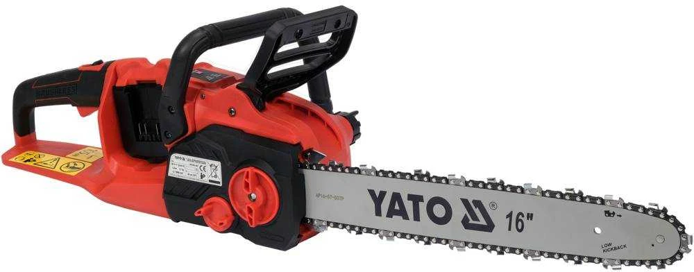 Yato Toya Sa Poland Akumuliatorinis grandininis pjūklas | 16" | 36V=2×18V | be baterijos (YT-828132)