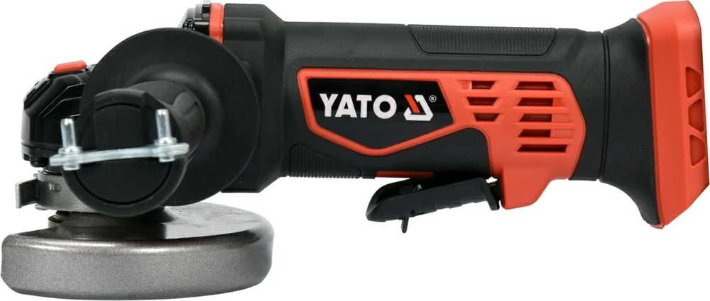 Akumuliatorinis kampinis šlifuoklis Yato YT-82827; 125 mm; 18 V; (be akumuliatoriaus ir pakrovėjo)