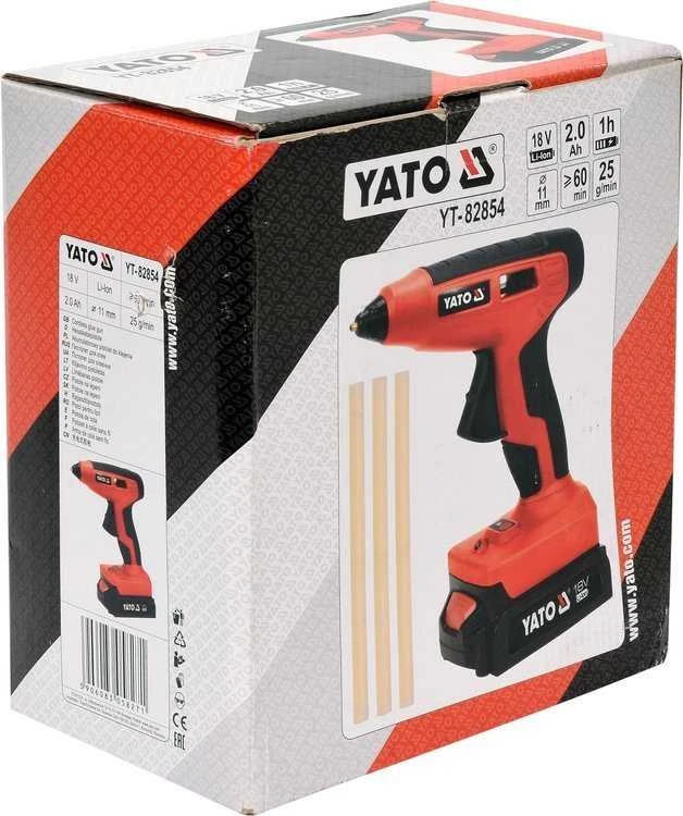 Klijų pistoletas/klijavimo įrankis 18V - 11mm klijams - Yato YT-82854