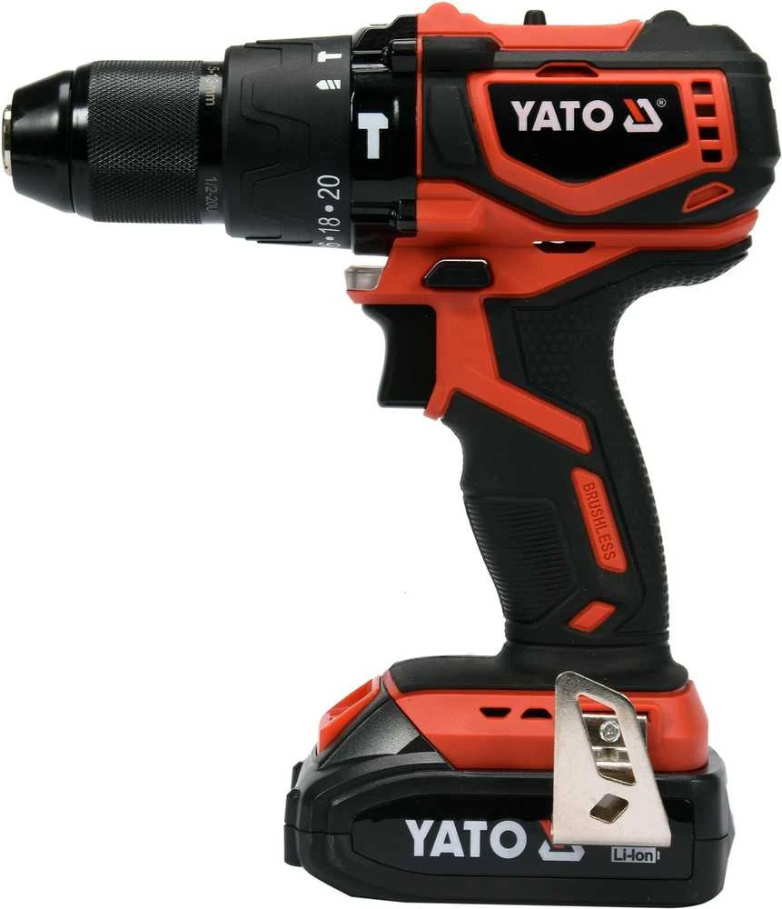 18V 42Nm 1x2,0Ah ličio jonų BEŠEPELIŲ GRĄŽAS YATO, YT-82796