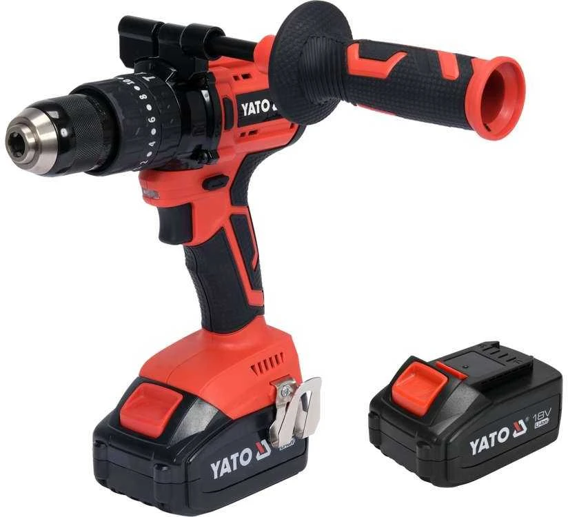 Toya Sa Poland YATO smūginis suktuvas-gręžtuvas 18V LI-ION 82791 / 2x3,0Ah 75Nm / SILNIK bešepetėlinis