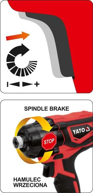 Smūginis suktuvas Yato YT-82800; 18V; 1x2,0 Ah akum.